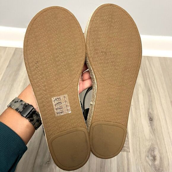 MICHAEL Michael Kors Sandals Women’s 10 Richie Black Espadrille Platform - Picture 6 of 9
